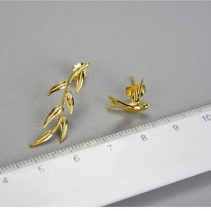 Asymmetric Bird/Branch Stud Earring